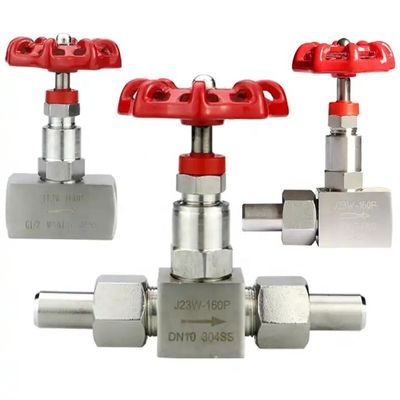 Серебро 304 316 из нержавеющей стали J13W-160P Игольный клапан Внутренний нить Игольный клапан