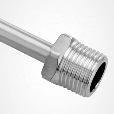 SS304 316 316L Круглое кольцо 6000 PSI 1/2 NPT BSPT Крутящийся датчик давления Снуббер Сифонная трубка